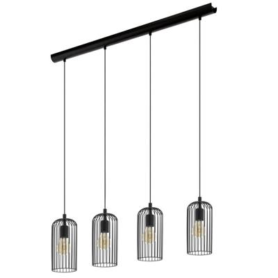 Eglo Hanglamp eettafelRoccamena 1 4-lichts draadlamp - 43689