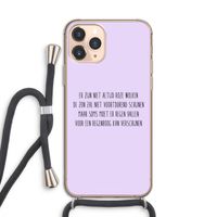 Regenboog: iPhone 11 Pro Transparant Hoesje met koord