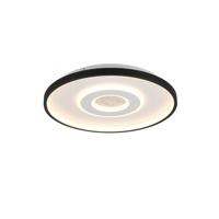 Trio Ronde plafondlampNazar zwart met wit - 633910134