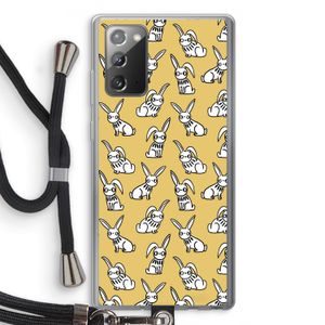 Haas: Samsung Galaxy Note 20 / Note 20 5G Transparant Hoesje met koord