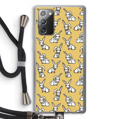 Haas: Samsung Galaxy Note 20 / Note 20 5G Transparant Hoesje met koord