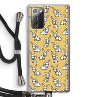 Haas: Samsung Galaxy Note 20 / Note 20 5G Transparant Hoesje met koord