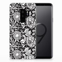 Samsung Galaxy S9 Plus | TPU Case | Black Flowers