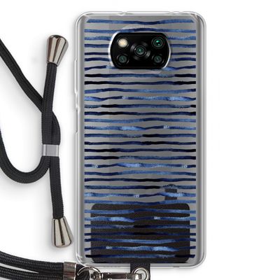 Verrassende lijnen: Xiaomi Poco X3 NFC Transparant Hoesje met koord
