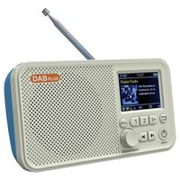 Draagbare DAB-radio & Bluetooth-luidspreker C10 (Geopende verpakking - Bevredigend) - Wit / Blauw - thumbnail