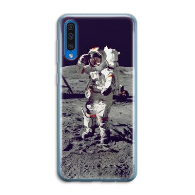 Spaceman: Samsung Galaxy A50 Transparant Hoesje