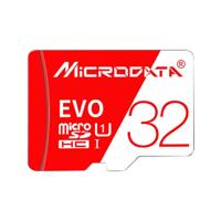 MICROGEGEVENS 32GB TF (Micro SD) geheugenkaart hoge snelheid U1 rood en wit
