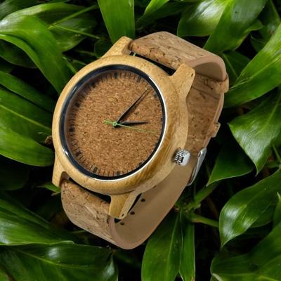 TimberWood EcoDrive™ - Bamboe Herenhorloge met Kurkband