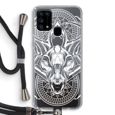 Oh Deer: Samsung Galaxy M31 Transparant Hoesje met koord