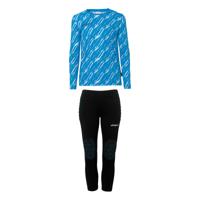 Uhlsport Progressive Keepersset Lange Mouwen Kids Blauw