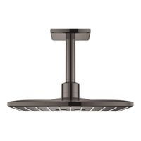 GROHE Rainshower SmartActive hoofddoucheset: hoofddouche 310 SmartActive vierkant plafondmontage m. 2 straalsoorten hard graphite 26481A00 - thumbnail