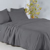 Dommelin Uni Flanel Olifantgrijs dekbedovertrek Dommelin Uni Flanel Olifantgrijs dekbedovertrek
