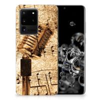 Samsung Galaxy S20 Ultra | Siliconen hoesje | met foto Bladmuziek