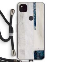 Meet you there: Pixel 4a 5G Transparant Hoesje met koord