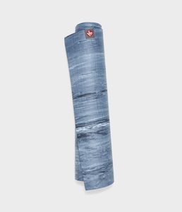 Manduka EKO Yogamat Blauw 5 mm - Ebb Marbled - 180 x 60 cm