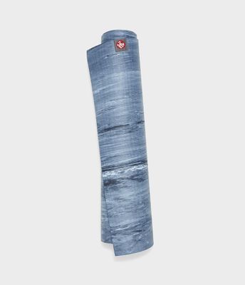 Manduka EKO Yogamat Blauw 5 mm - Ebb Marbled - 180 x 60 cm