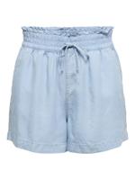 Only Onlcharis Life Pull Up Shorts Wvn Cc Korte Broeken 4910619 Light Blue Denim