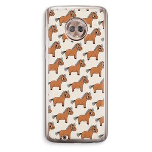 Pony: Motorola Moto G6 Transparant Hoesje