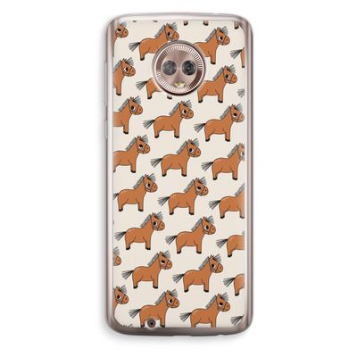 Pony: Motorola Moto G6 Transparant Hoesje