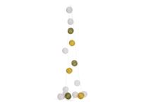 LIVARNO home Solar LED-lichtketting of -lampion (Lampionnen, groen/wit/geel)