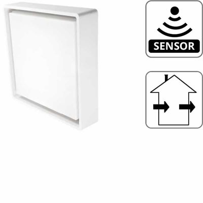 SG Frame Square Maxi wit 21W 3000K instelbaar van 900 tot 1980 lumen met bewegingssensor