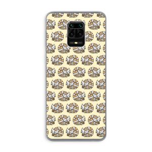 Slapende poes: Xiaomi Redmi Note 9 Pro Transparant Hoesje