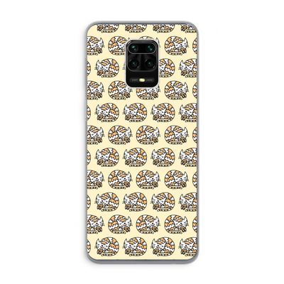 Slapende poes: Xiaomi Redmi Note 9 Pro Transparant Hoesje