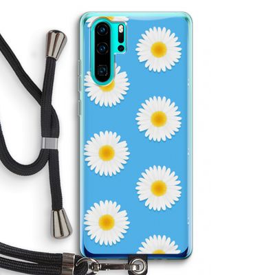 Margrietjes: Huawei P30 Pro Transparant Hoesje met koord