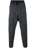 Y-3 pantalon de jogging moucheté - Noir