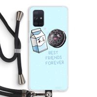 Best Friend Forever: Samsung Galaxy A71 Transparant Hoesje met koord