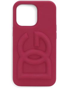 Dolce & Gabbana coque de smartphone à logo embossé - Rouge