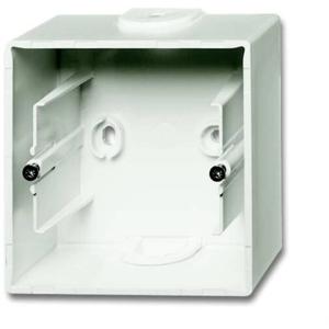 Busch-Jaeger 2CKA001799A0921 Opbouwbehuizing 1-voudig Mat, Verkeerswit, Wit 1 stuk(s)