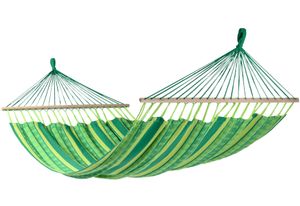 'Lazy' Joyful Tweepersoons Hangmat - 180 kg - Groen - Spreidstang - Tropilex