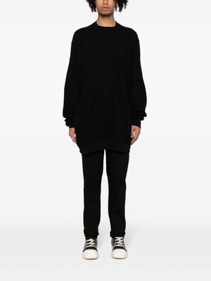 Rick Owens sweat en coton à col rond - Noir