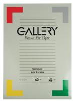 Gallery tekenpapier, 190 g, ft 29,7 x 42 cm, A3, extra zwaar houtvrij papier, blok van 20 vel