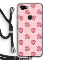 Ondersteboven verliefd: Pixel 3a Transparant Hoesje met koord