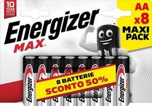 Energizer batterijen Max AA, blister van 8 stuks