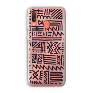 Marrakech print: Samsung Galaxy A20e Transparant Hoesje