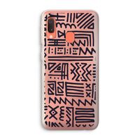 Marrakech print: Samsung Galaxy A20e Transparant Hoesje