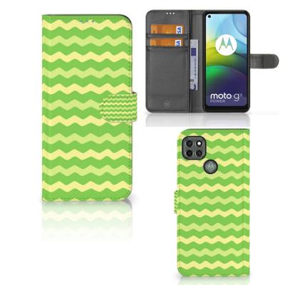 Motorola Moto G9 Power | Telefoon Hoesje | Waves Green