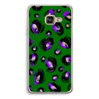 Green Cheetah: Samsung A3 (2017) Transparant Hoesje