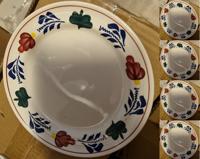 Boerenbont Gebaksbordjes 17,5cm set 6 Stuks