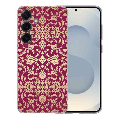 TPU Hoesje Samsung Galaxy S25 - Barok Pink Backcover TPU Hoesje Samsung Galaxy S25 - Barok Pink Backcover