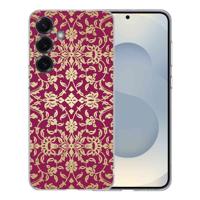 TPU Hoesje Samsung Galaxy S25 - Barok Pink Backcover TPU Hoesje Samsung Galaxy S25 - Barok Pink Backcover