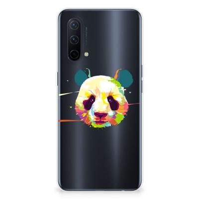 OnePlus Nord CE 5G Telefoonhoesje met Naam Panda Color OnePlus Nord CE 5G Telefoonhoesje met Naam Panda Color