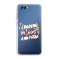 Pizza is the answer: Honor 10 Transparant Hoesje