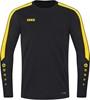 JAKO 8823K Sweater Power Kids - Zwart/Citroen - 164