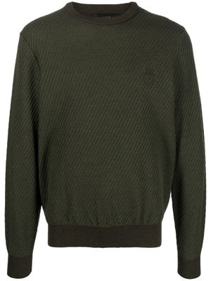 Billionaire pull en maille à col rond - Vert