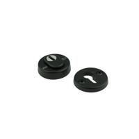 AMI veiligheids cilinderrozetten rond - SKG*** met kerntrekbeveiliging - deurdikte 38/42mm - zwart - 739705
