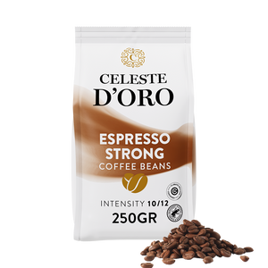Celeste d'Oro - koffiebonen - Finest Espresso Strong (250 gram)